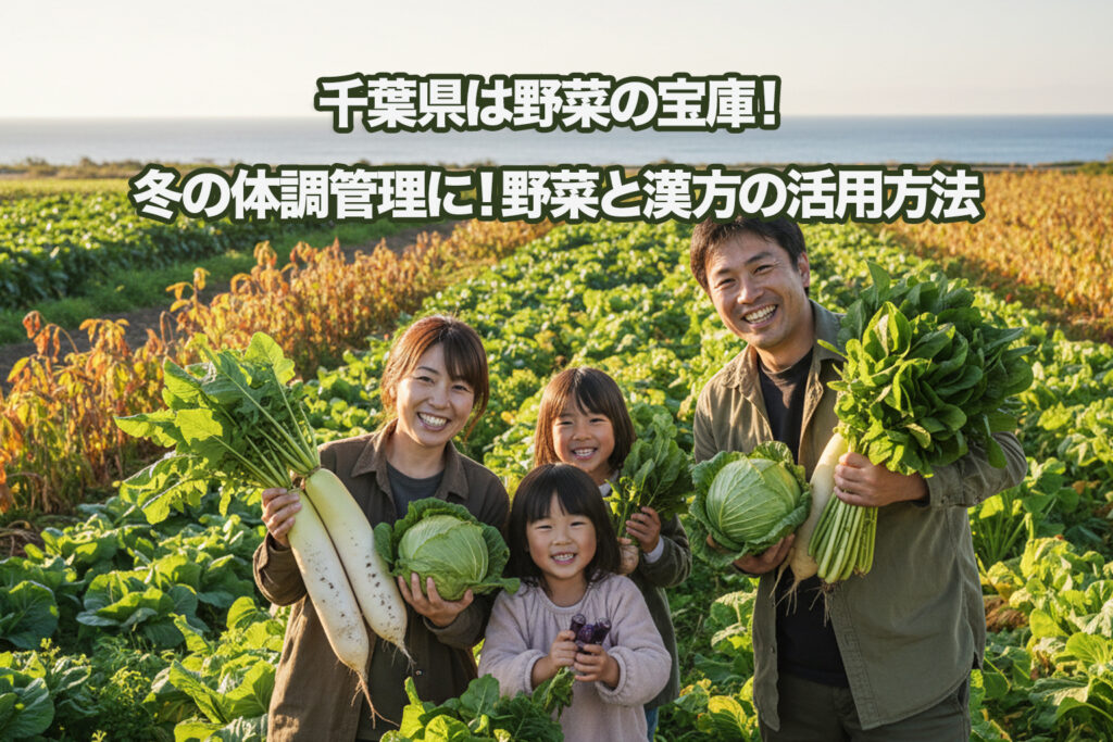 冬の体調管理に役立つ千葉県産野菜と漢方の活用法