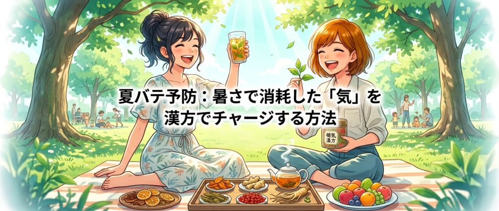 夏バテ予防：暑さで消耗した「気」を漢方でチャージする方法