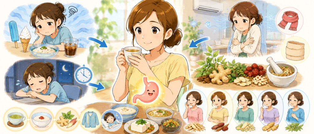 なぜ、夏に胃腸が疲れてしまうのか